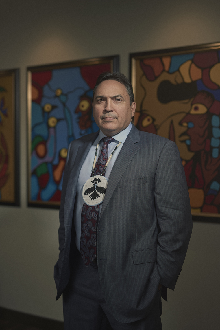 Former National Chief of the Assembly of First Nations, Perry Bellegarde | Maclean