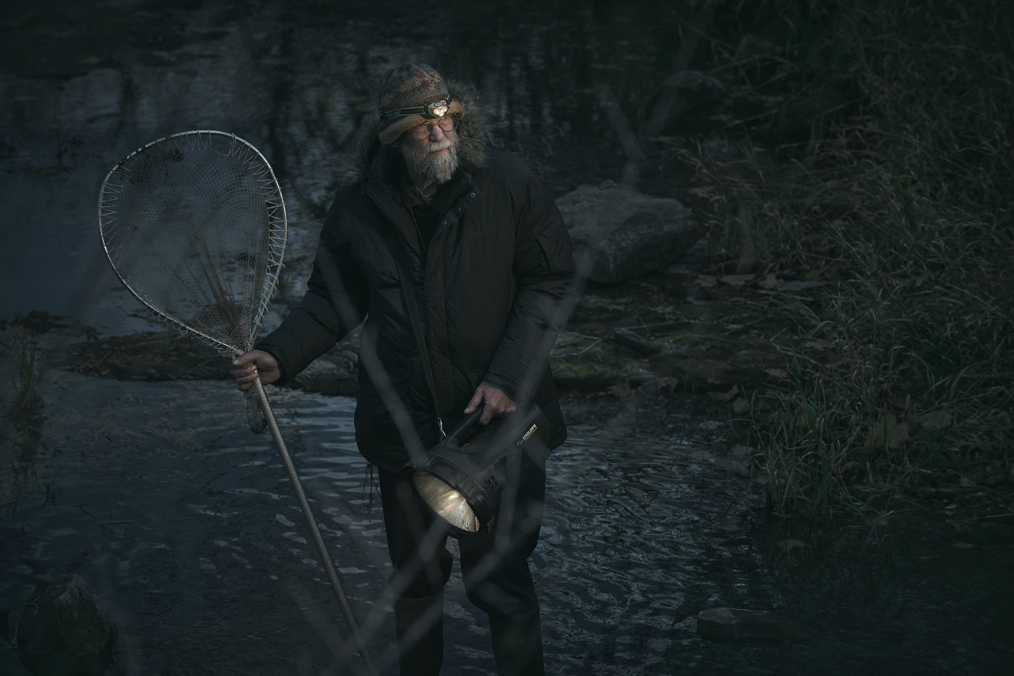 Biologist/Naturalist Fred Schueler hunting for Mudpuppies | ON Nature Magazine