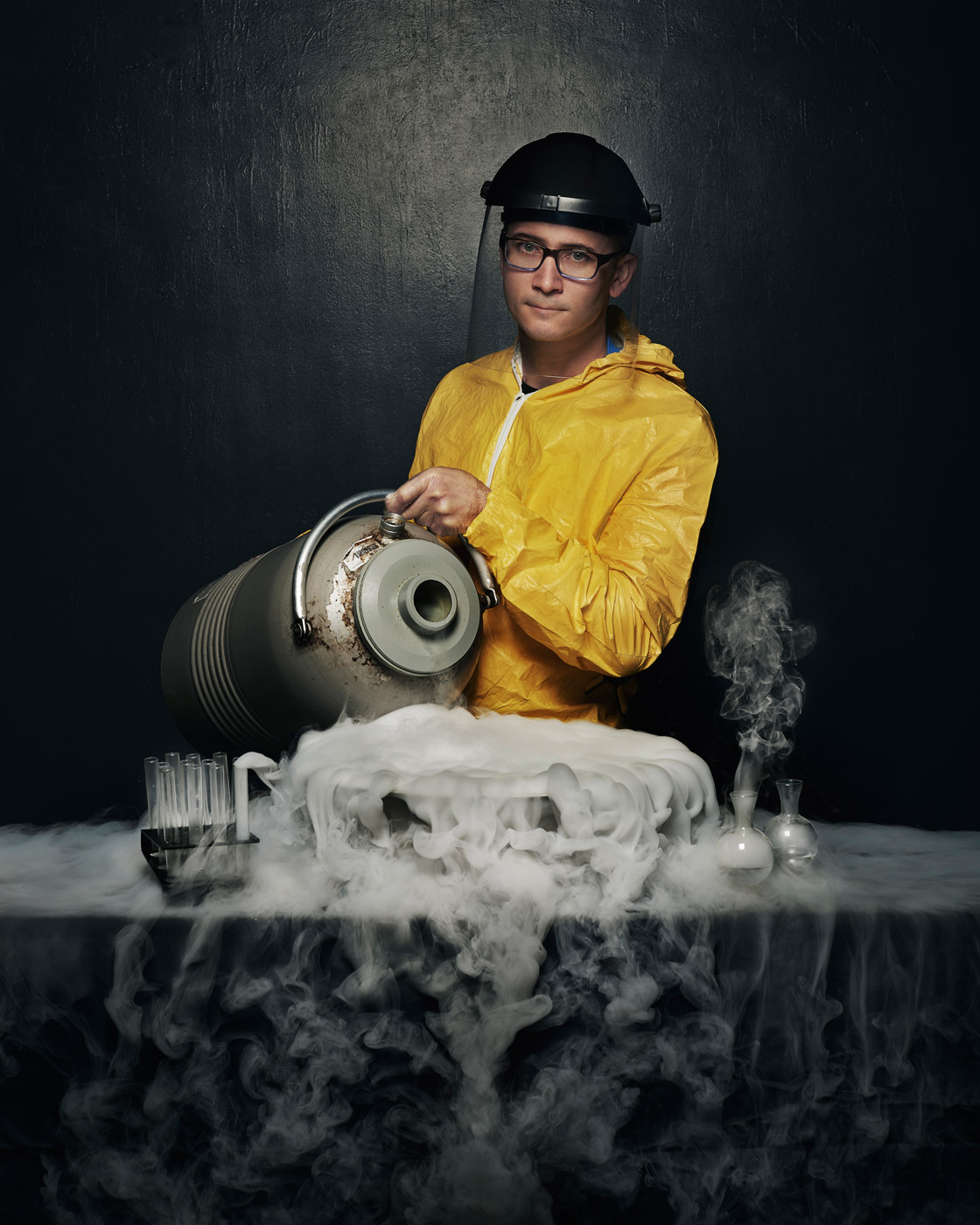 Chef Marc Lepine, renowned chef specializing in molecular gastronomy dishes